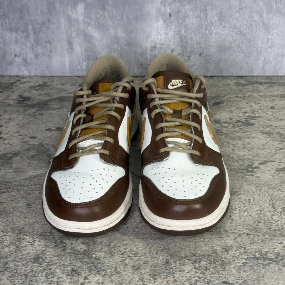 Nike Dunk Low GS Brown Plaid 4Y/ 5.5W Sneakers FV3653-191